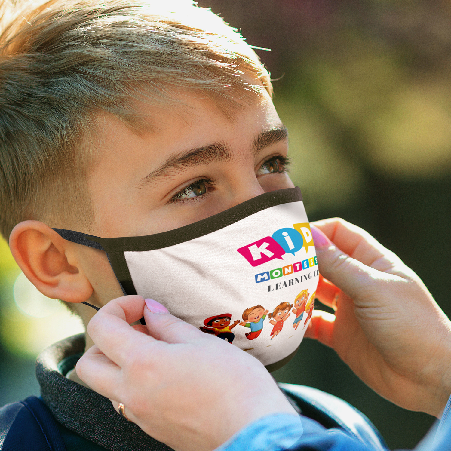 Full Colour 3-Ply Reusable Face Mask - Indent Features
